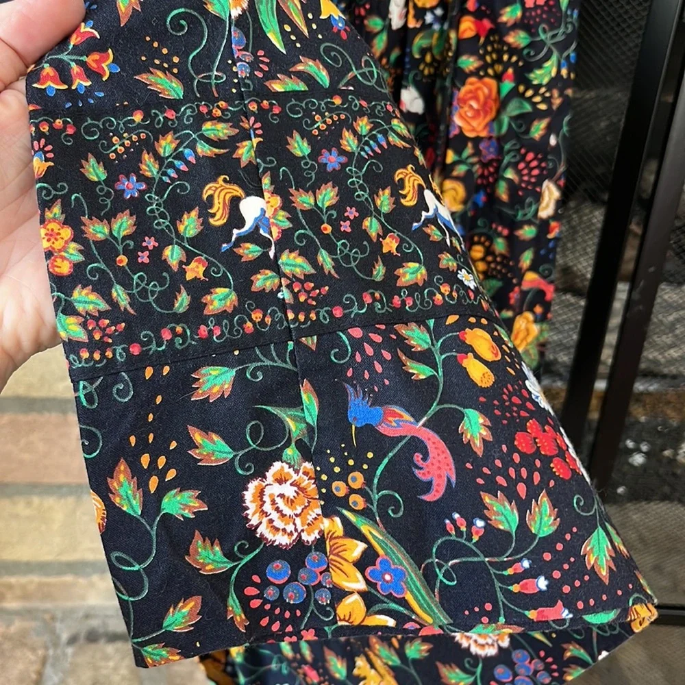 Rare Vintage Vera Bradley Sprint Quilted Dress | bunnies , squirrels floral